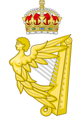 250px-Crowned Harp (Tudor Crown).svg